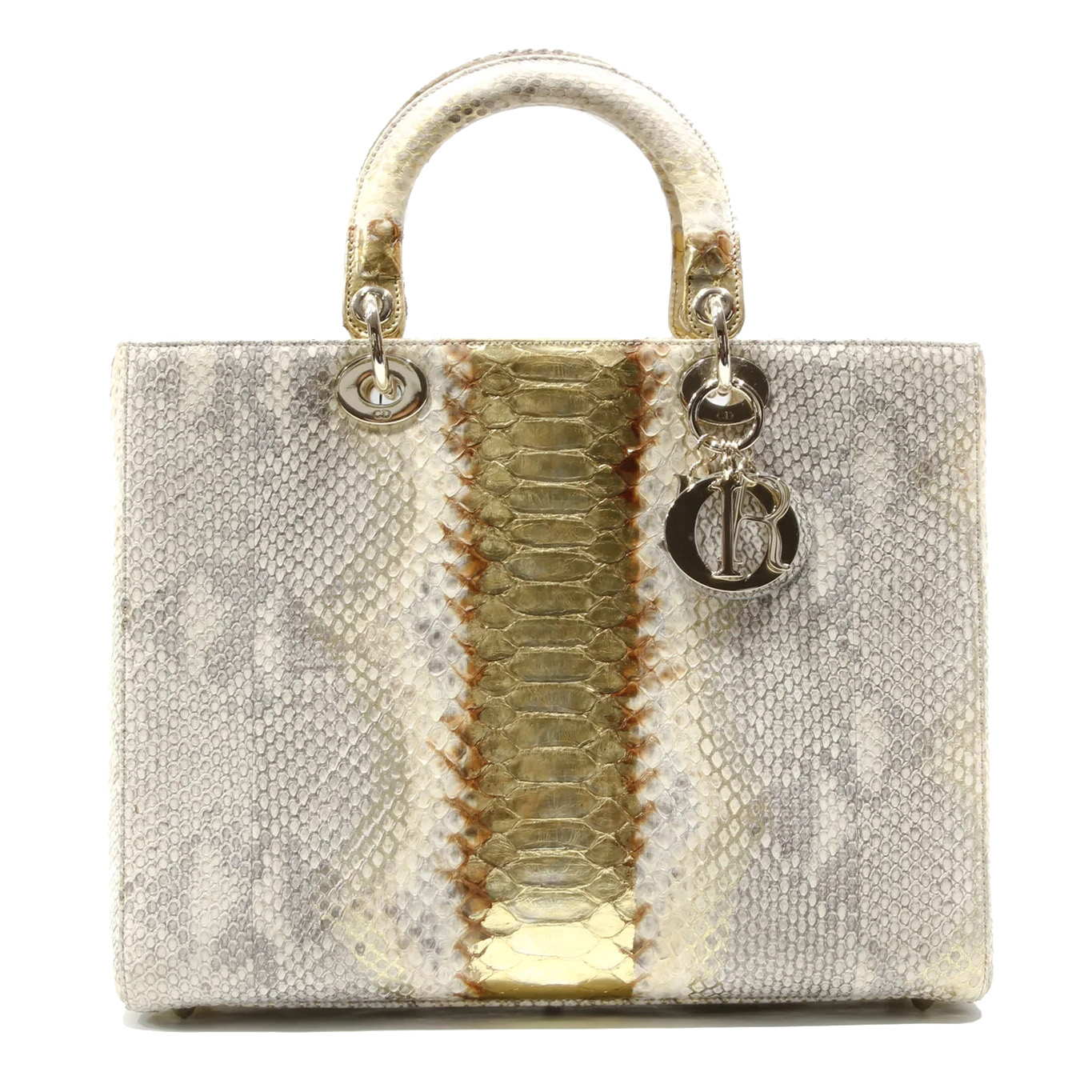 Photo (1) of CHRISTIAN DIOR – Lady Dior Python Limited Edition Bag