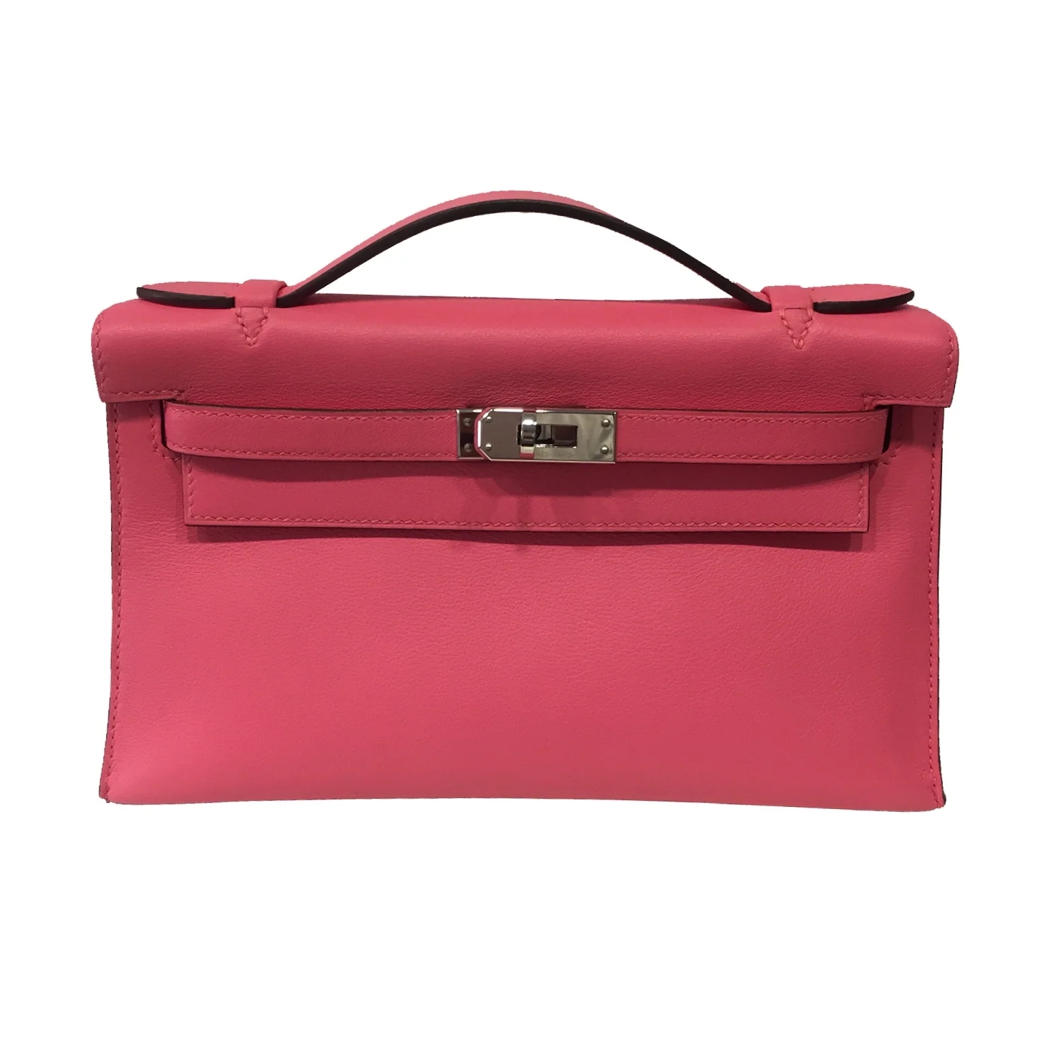 Foto (1) de HERMÈS Mini Kelly Pochette Swift Rosa Azalée