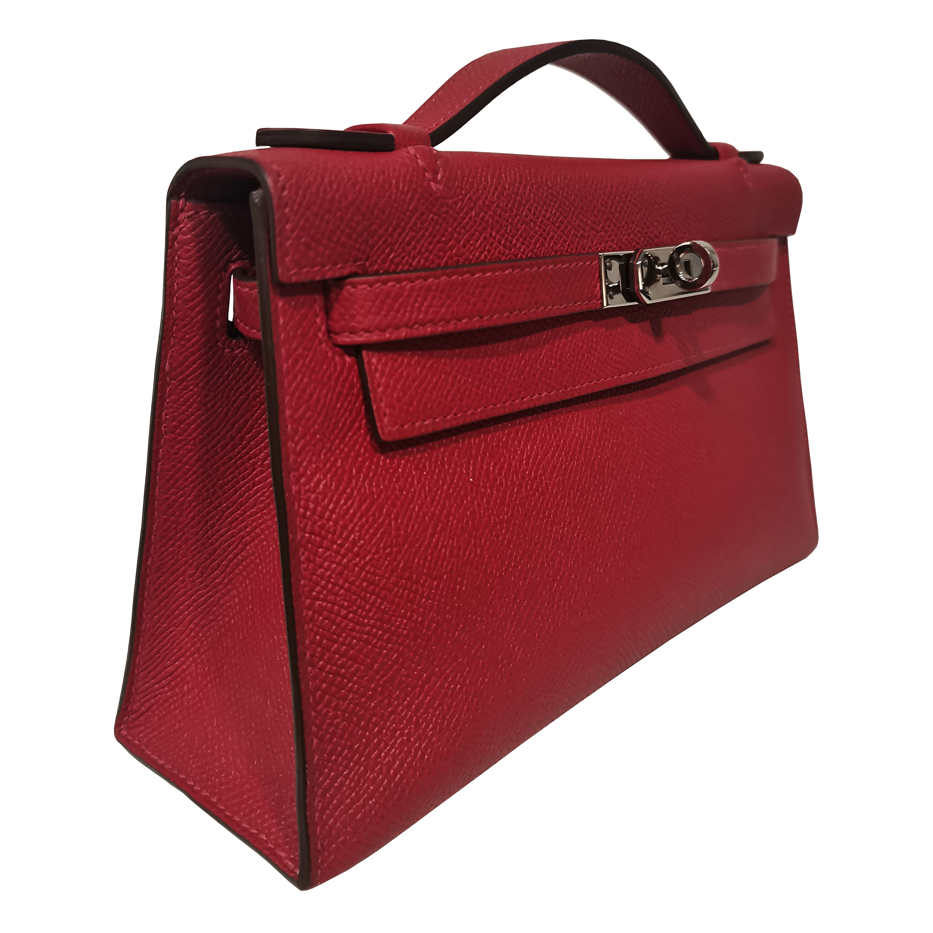 Photo (2) of HERMÈS MINI KELLY POCHETTE EPSOM RED CASAQUE