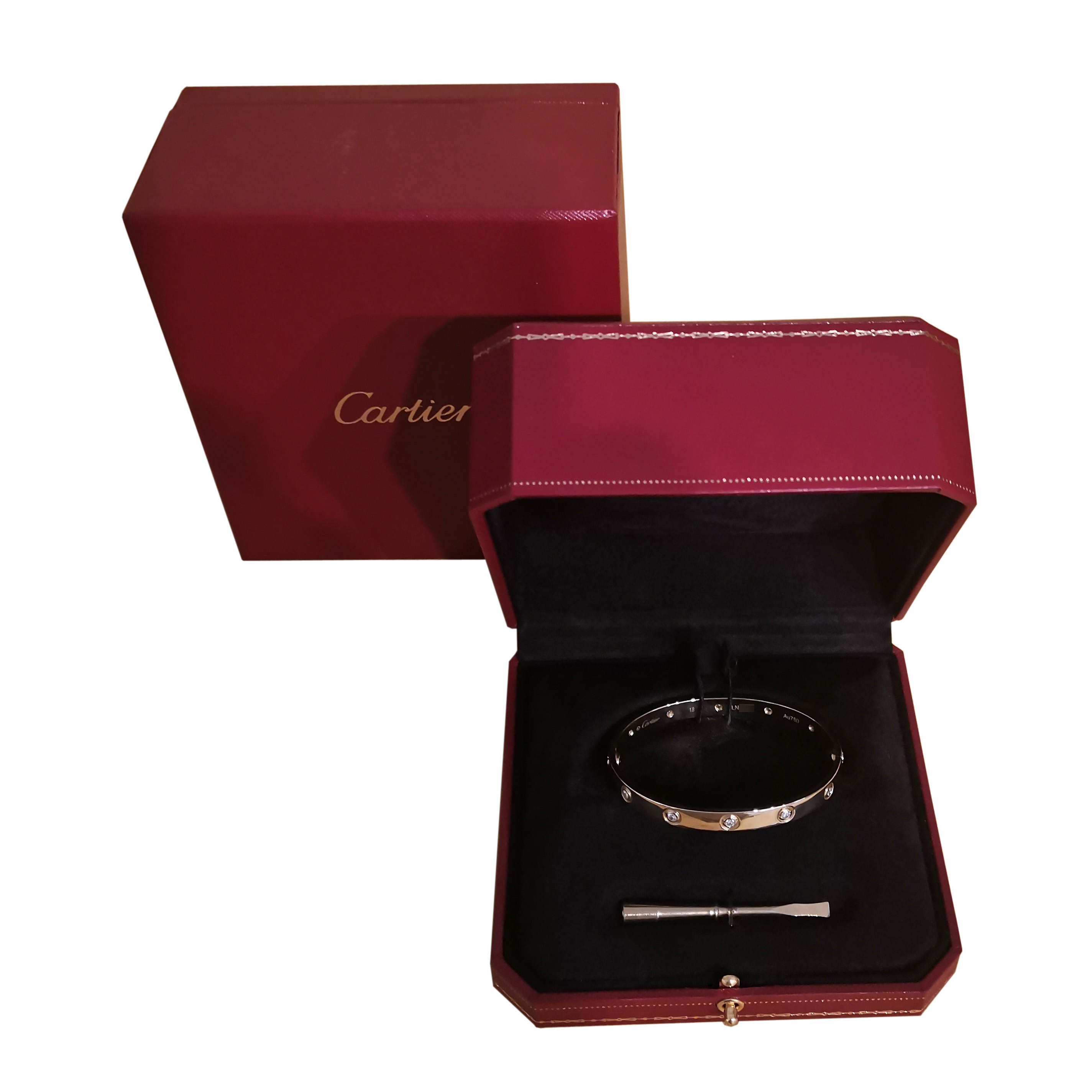 Photo (5) of CARTIER LOVE 10 DIAMOND BRACELET