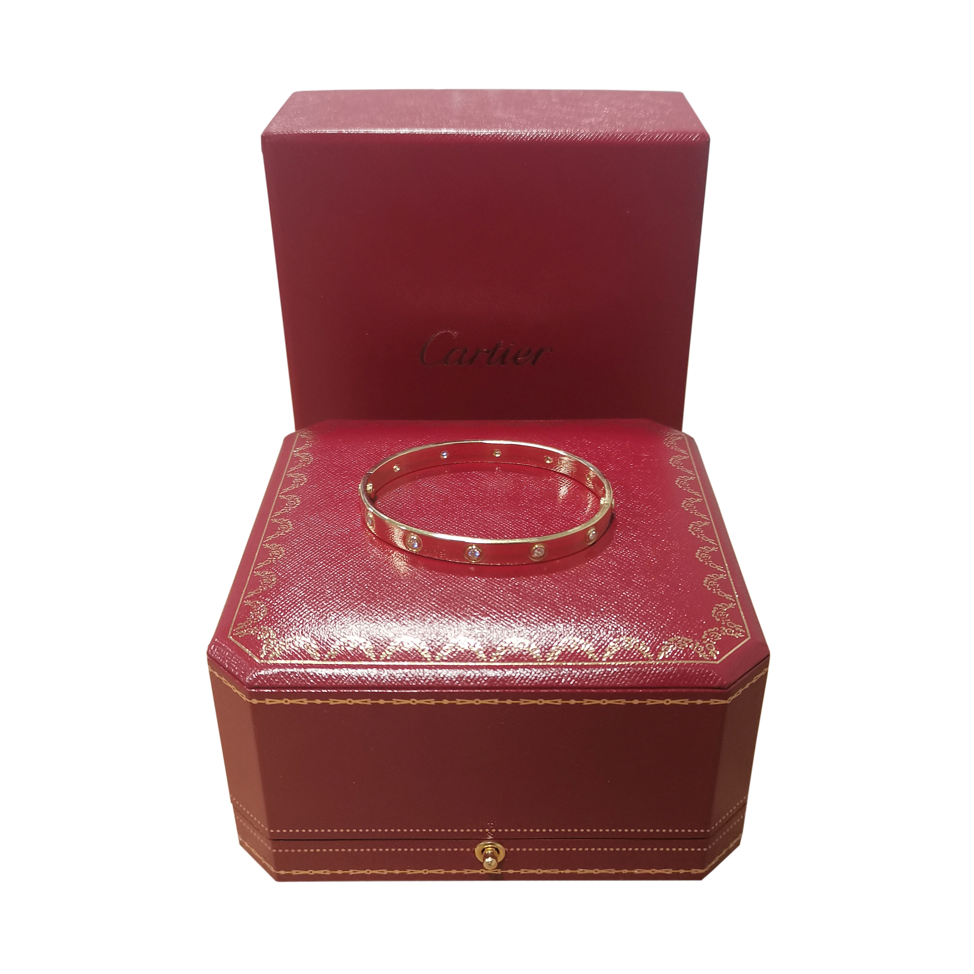 Photo (1) of CARTIER LOVE 10 DIAMOND BRACELET