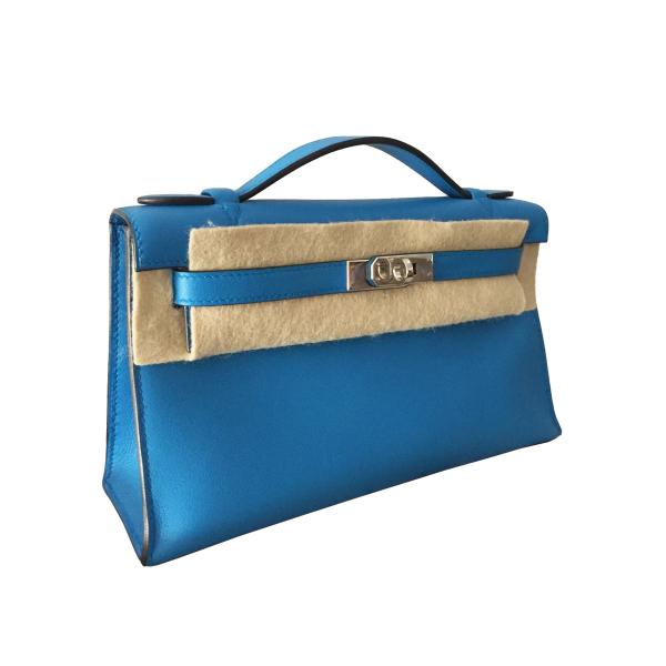 Image for hermes-blue-zanzibar-swift-mini-kelly-pochette