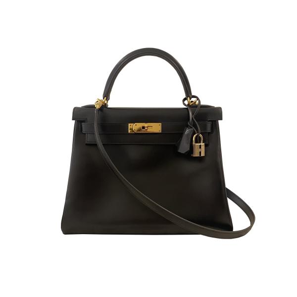 Image for a-black-togo-leather-retourne-kelly-28-with-gold-hardware