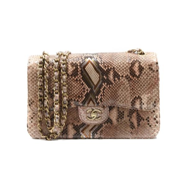 Image for chanel-brown-timeless-python-shoulder-bag