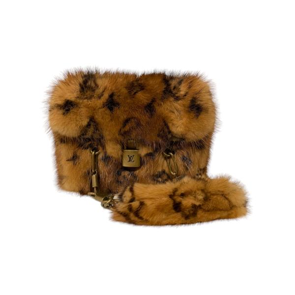 Image for a-les-extraordinaires-monogram-mink-alligator-mini-papillon