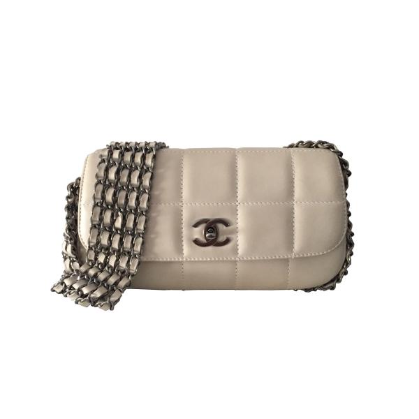 Image for chanel-white-leather-multi-chain-flap-bag-special-edition